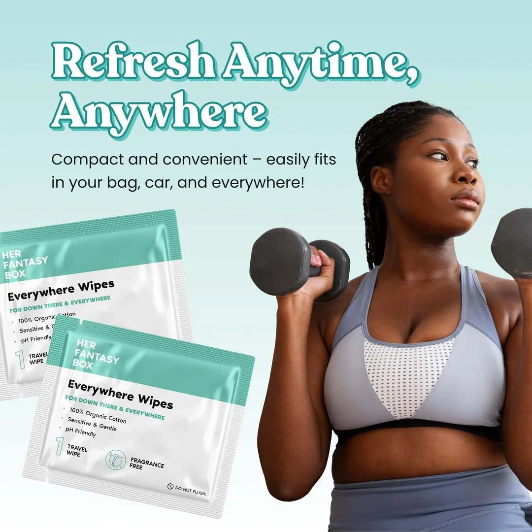 Everywhere Wipes Travel Size - 120 Wipes, 8 Pack